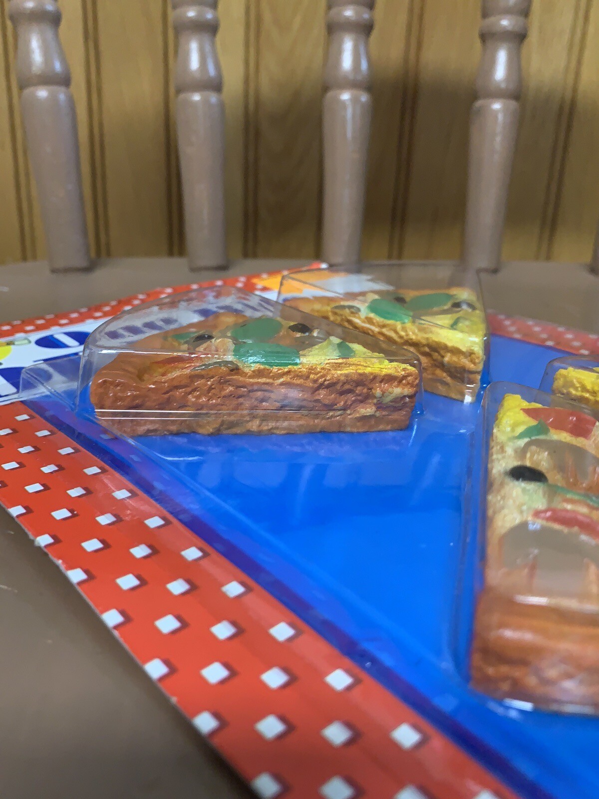 Vintage 1993 MTC PLAY FOOD Realistic Pizza Hut Style SEALED! Toys R Us Sticker!