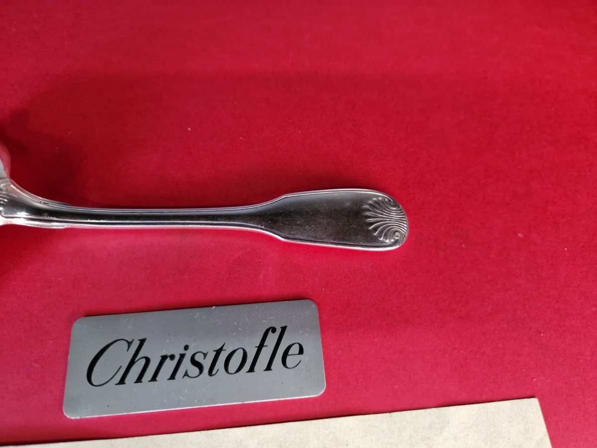 Cuillère à Sauce Christofle - Coquille Gras/maigre - Métal Argenté, Occasion
