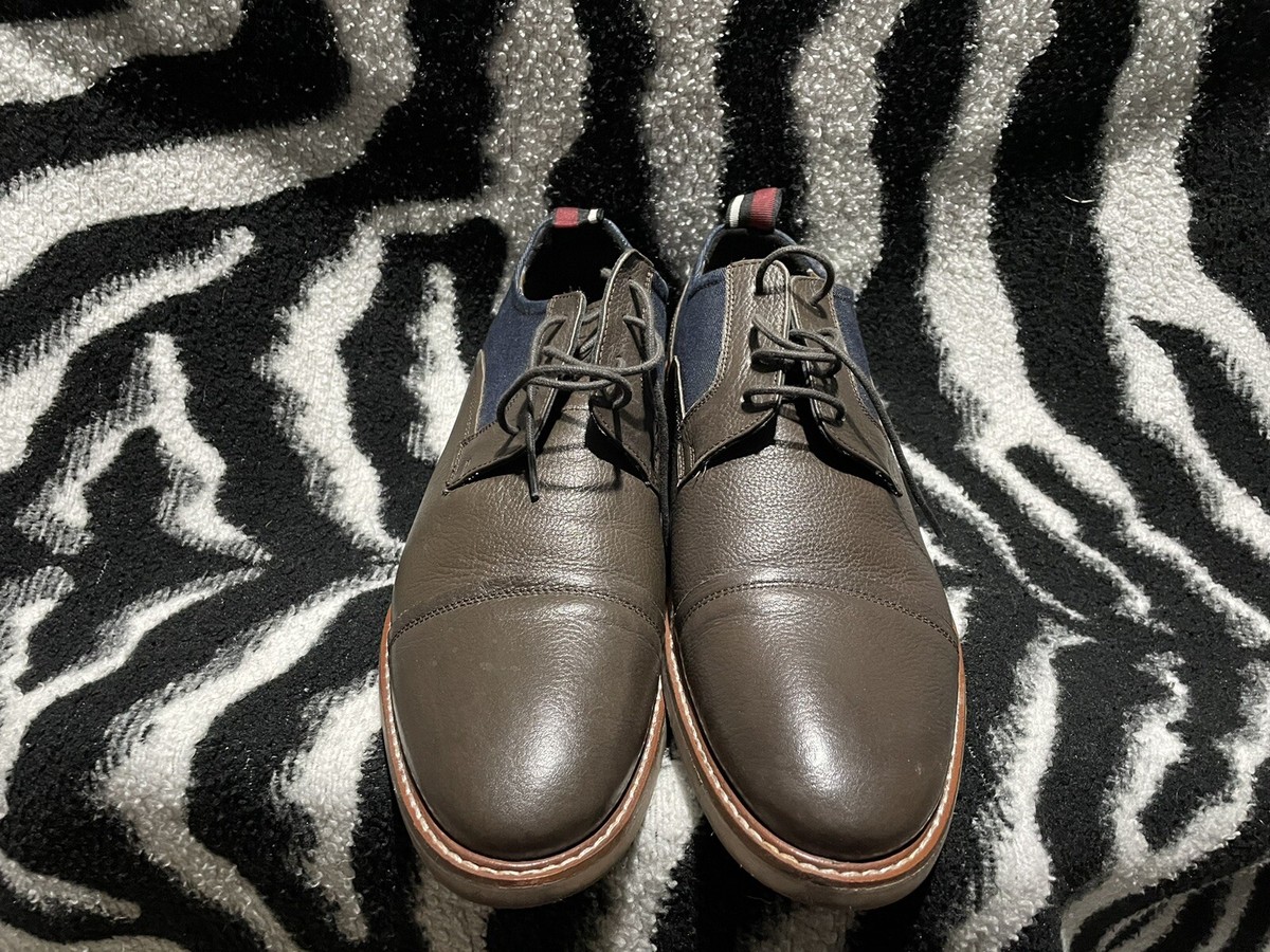 Ben Sherman Brown Leather Derbys Sugarman Brogue in Tan - Ben Sherman US main image 2