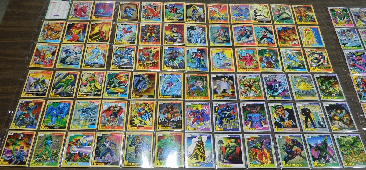 Marvel Universe Series II Trading Cards 162 Card Set 1991 Impel In