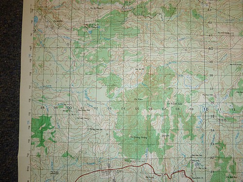 6536 i - MAPA - Bao Duc - Base de Combate Pleiku - LZ Oasis - Ia Drang - Guerra de Vietnam - Imagen 11 de 16