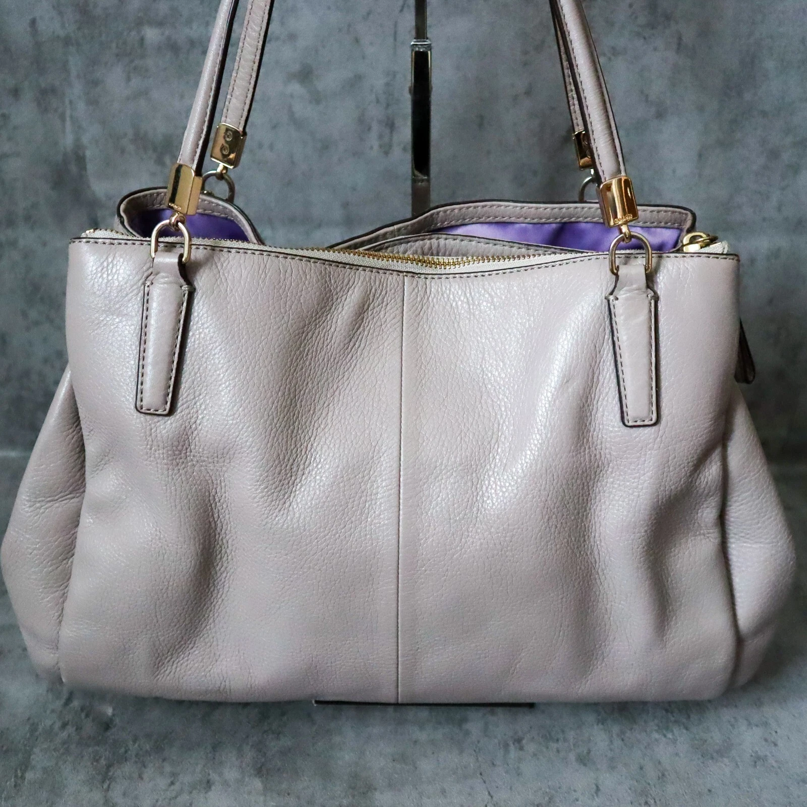 Coach Madison 27859 Borsa a mano tracolla in pelle con logo