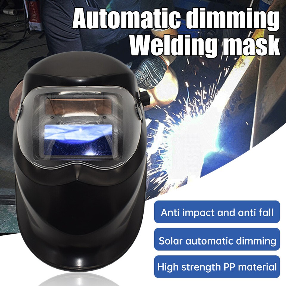 Solar Power Auto Darkening Welder Helmet Tig Arc Mig Welding Helmet