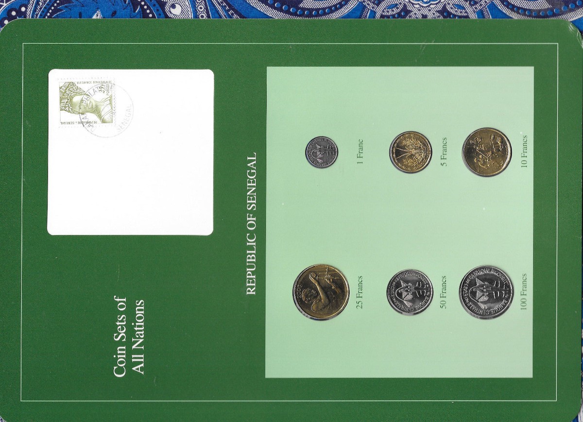 Coin Sets of All Nations Senegal (WAS) UNC All 2000 but 100 Francs