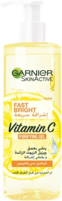 Garnier Fast Bright Vitamin C Purifying Gel Wash   400ml Skin Care