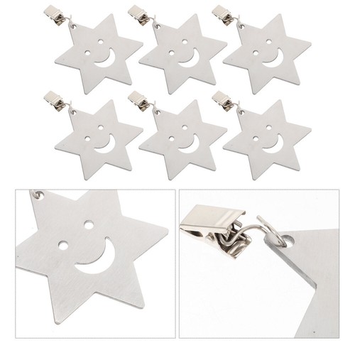 6pcs Tischdecke Gewichte Tischdecke Clip Tabelle Tuch Halter Tisch Rock Clip - Bild 6 von 12