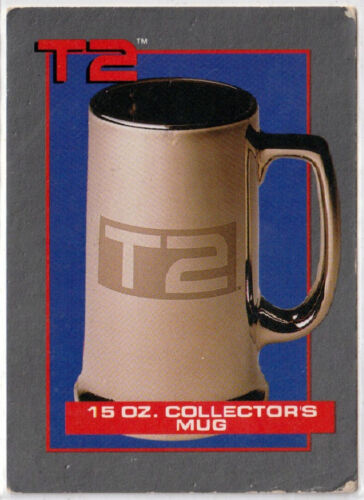 Insert Card - Terminator 2 - 1991 Impel Redemption Offer 15 OZ Mug *I167* - Picture 1 of 2