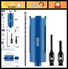 72mm x 150mm Diamond Core Drill Bit Set for Concrete, Brick, Stone & Granite - S