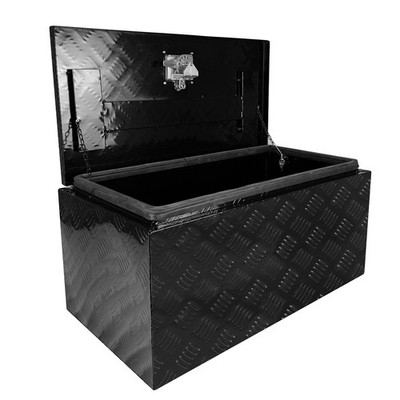 Pickup Trunk Truck Bed Storage Boxes Aluminum Trailer Tool Box 30''x14''x16''