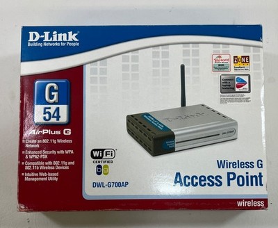 D-Link Wireless G AirPlus Access Point DWL-G700AP - New Open Box