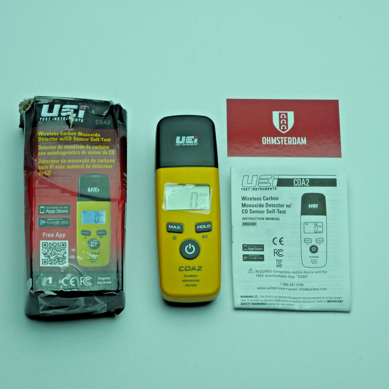UEi COA2 Carbon Monoxide Detector W/ Wireless Capabilities FAST SHIPPING