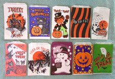 10 Vintage Halloween Paper Trick or Treat Can...