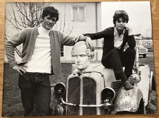 Hansi Kraus  Uschi Glas  Auto/ Oldtimer Pressefoto