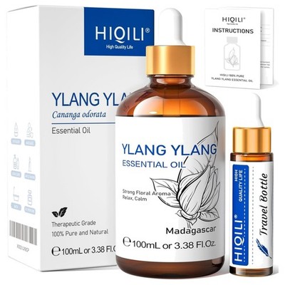 Ätherisches Ylang Ylang Öl 100ml - Natürliche Aromatherapie für Haut, Entspan...