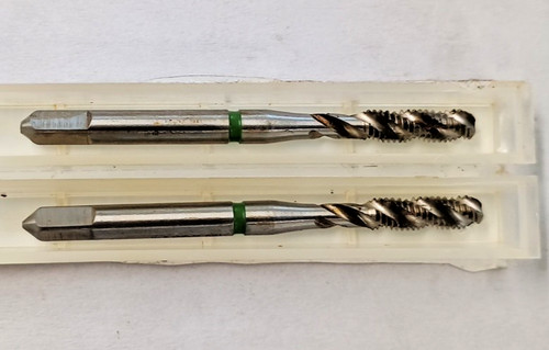 8-26 Tap Green Band HSS-E H5 3 FL SP FL BRT 2 PCS