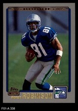 2001 Topps #338 Koren Robinson Seahawks RC North Carolina St 8 - NM/MT