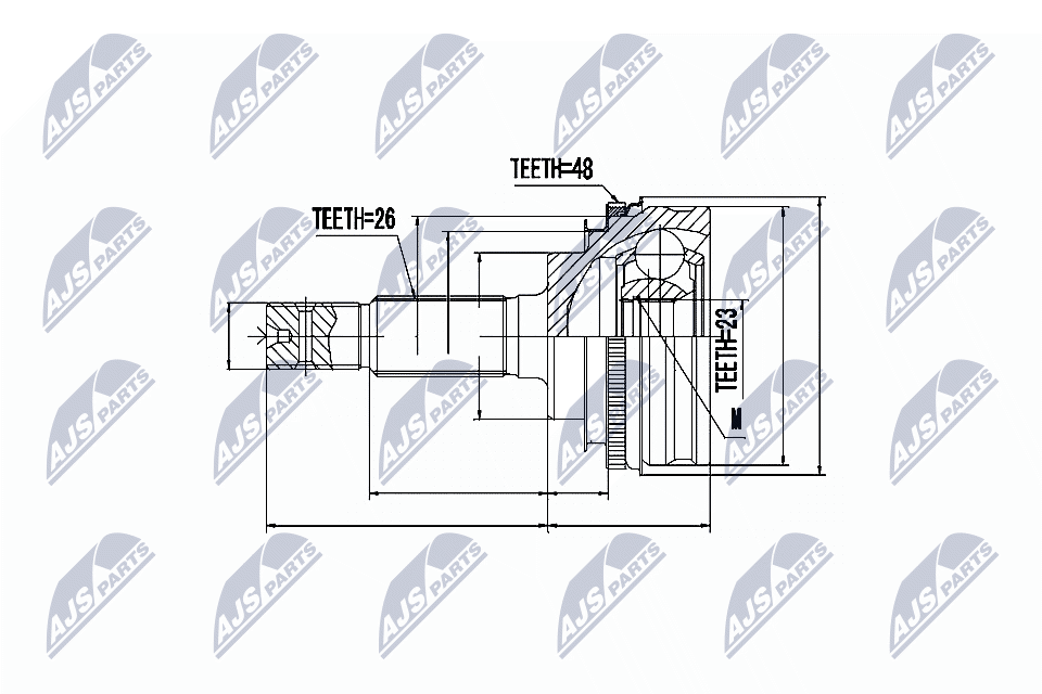 N.T.Y. NPZ-TY-016.NTY Joint Kit, drive shaft for TOYOTA