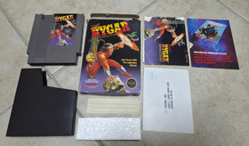 RYGAR NES GAME W BOX, MANUAL, ETC. VERY RARE! NINTENDO TESTED CIB TECMO