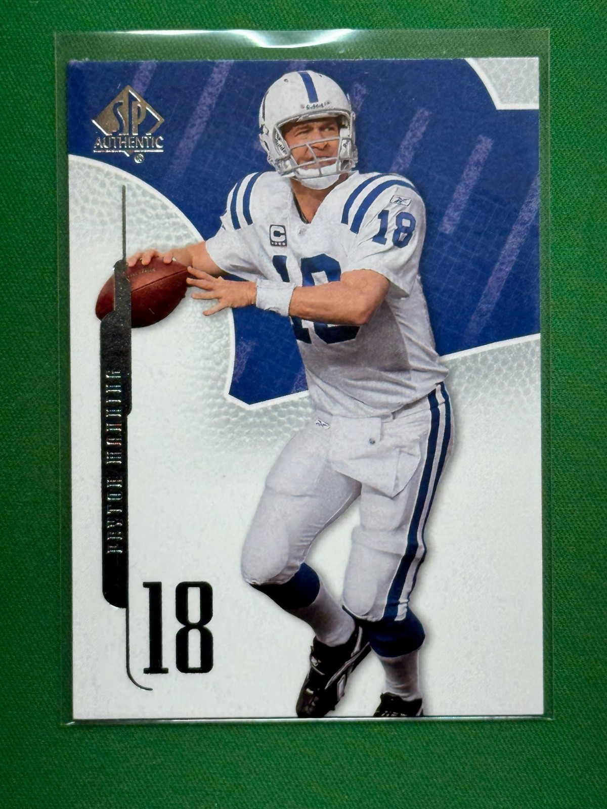 Peyton Manning #28 (Football Cards 2008 SP Authentic) — is it worth grading?