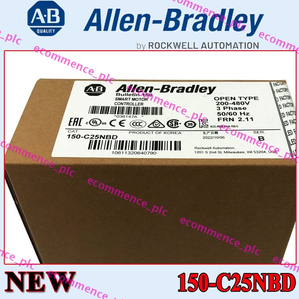 NEW IN BOX 150-C25NBD PLC-AB SMC-3 Smart Motor Controller 150C25NBD US