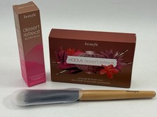 Benefit Cosmetics Hoola Desert Retreat Bronzer  Blush Duo  Lip Balm  Brush