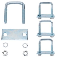 4 Pcs Leaf Spring Clamp Kit for 2.5 Inch Springs - Stabilize Axle Torque Control