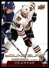 2020-21 Upper Deck UD Canvas YG MacKenzie Entwistle Rookie Chicago Blackhawks