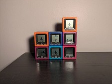 Radica Cube World Handy, Hans, Mic, Scoop 2x , Slim 2x , With New Batteries