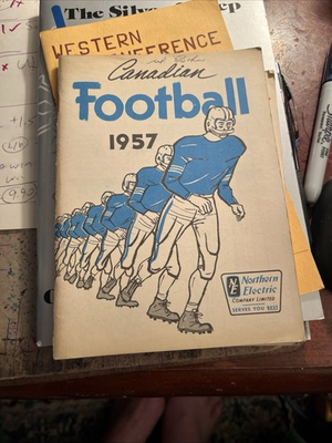#ad 1957 Northern Electric Canadian Football C $99.00