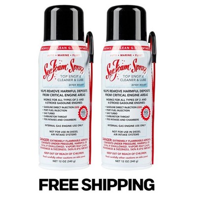 Sea Foam Spray Intake Valve and Upper Engine Cleaner SS14 12 oz 2 Pack