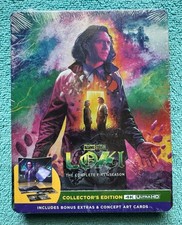 Loki: the Complete First Season [4KUHD, 2021] STEELBOOK - MINT! - BOX  SHIPS