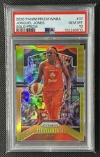 2020 Panini Prizm WNBA Jonquel Jones #37 Gold /10 PSA 10