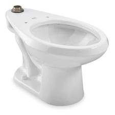 American Standard 3451001.020 Toilet Bowl, 1.1 To 1.6 Gpf, Flushometer, Floor