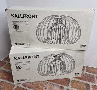 -2- Ikea Kallfront Design Hanna-Kaarina Heikkila Black New open box shade only 
