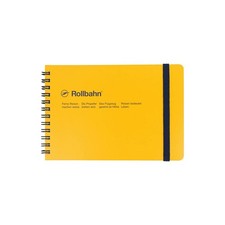 Delfonics Rollbahn Spiral Horizontal Notebooks: 7-1/2 in. x 5 in. Yellow 