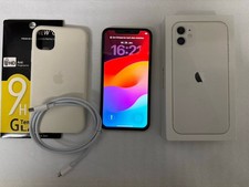 Apple iphone 11 weiß 64 gb Batterie 89%