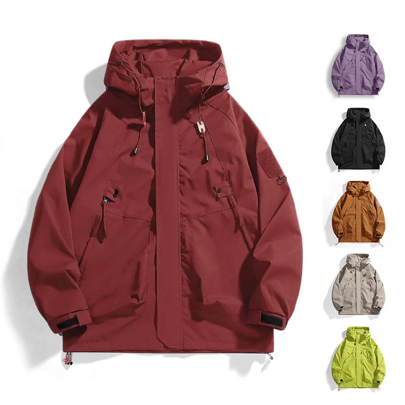 Unisex Outdoor Waterproof Jacket Windbreaker Coat Autumn Breathable Fishing
