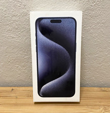 Apple iPhone 15 Pro Max 256GB Blue Titanium Original Empty Box Only A2849