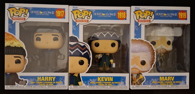 Funko Pop Home Alone 2 Lost in New York - Harry 1917 + Kevin 1918 + Marv 1919