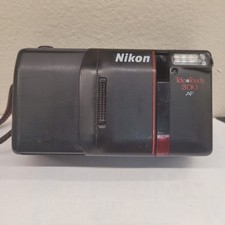 Nikon Tele Touch 300 AF 35mm Camera 35/70 Macro Smart Flash Tested Vintage READ
