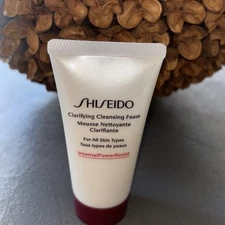 Shiseido Clarifying Cleansing Foam For All Skin Types 1.8 oz Travel Size New