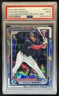 2024 Bowman Walker Jenkins Chrome Lava Refractor 1st Prospect #/399 Twins PSA 9