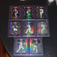 Panini Prizm Baseball Purple Parallel Rookie Lot 7 Cards - Arenado, Davidson