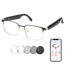 AI Translator Glasses Blue Light Sunglasses 110+ Languages Real-Time Travel