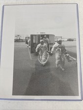 NASA Apollo 12 Crew Transfer To Command Module Press Photo