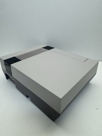 Nintendo NES Action Set Console Tested Working 2 controllers 1 gun