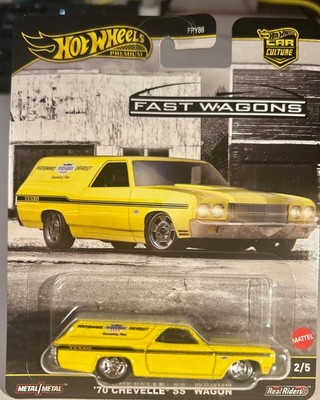 Hot Wheels real riders Premium Car Culture Fast Wagons '70 Chevelle SS Wagon