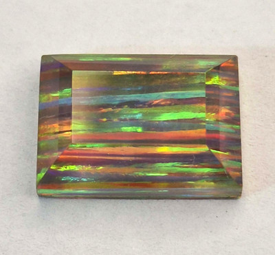Ethiopia Fire Opal Baguette Cut 8-10 Ct Certified Loose Natural Gemstone RK671