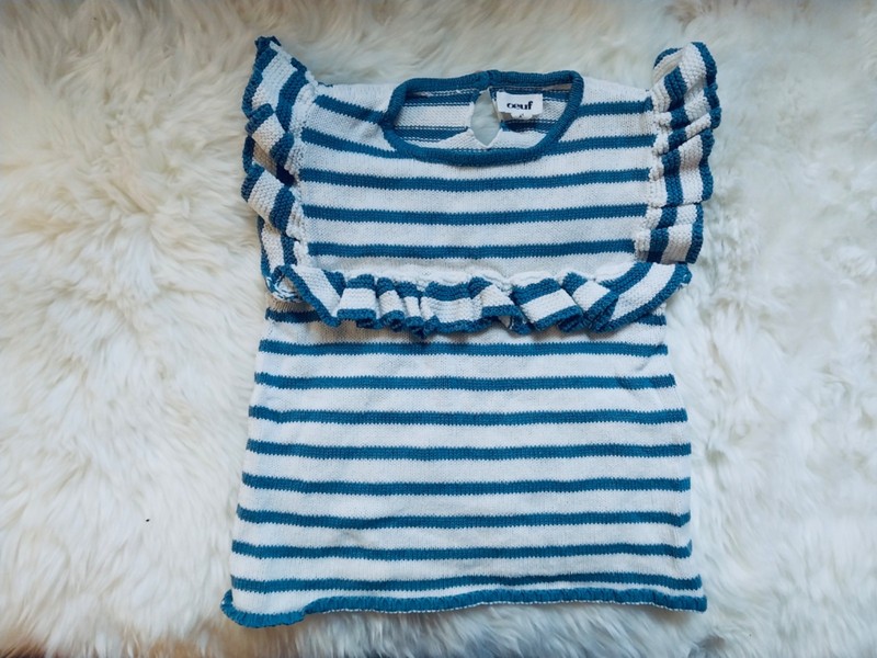 Oeuf cotton knit sweater size 4yrs