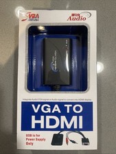 SYBA SY-ADA31025 VGA to HDMI Converter Audio Support up to 1920 x 1080 for HDTV